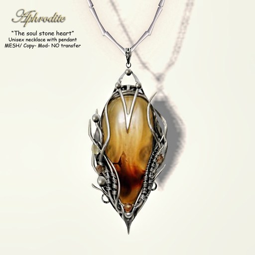 Aphrodite The Soul Stone pendant- Silver prize