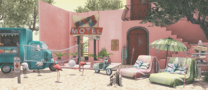 Summer Games and Volleyball Playing&nbsp;Flamingo