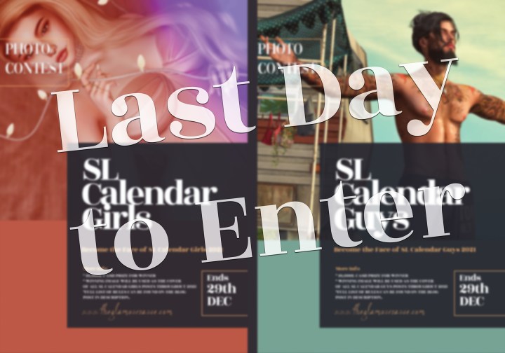 Last Day to Enter Face of Calendar Guys &&nbsp;Girls